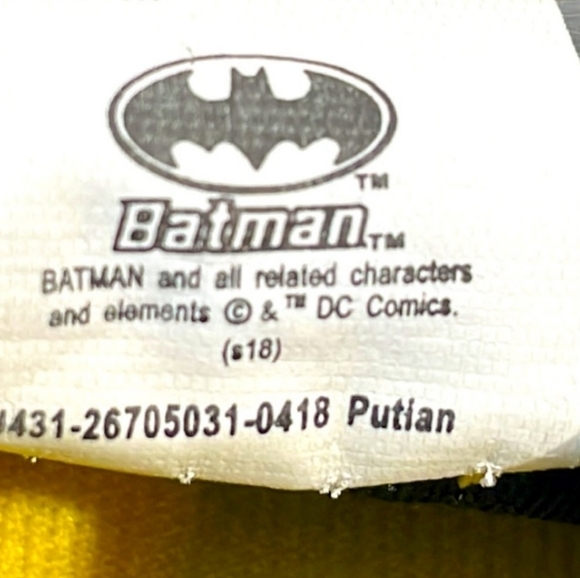 BATMAN UNISEX WATER SWIM SHOES TODDLER BOYS SIZE LARGE (9-10) - Picture 6 of 12